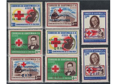 GUATEMALA 1960 World Refugee Year 8v MNH**