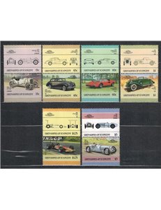 GRENADINES OF ST. VINCENT 1986 Cars 6x2v MNH**