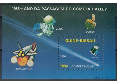 GUINEA-BISSAU 1986 Halley's Comet s/s MNH**