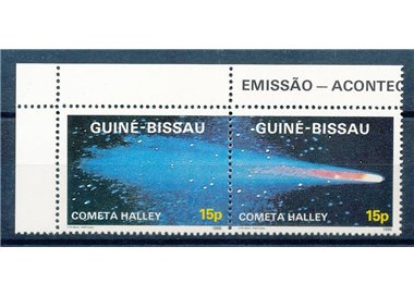 GUINEA BISSAU 1986 Halley's Comet 2v MNH**