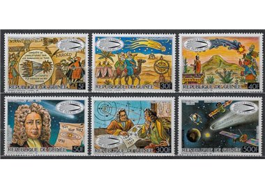 GUINEA 1986 Cometa di Halley - Halley's comet 6v MNH**