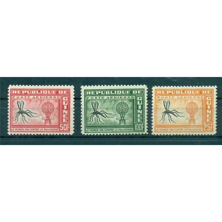 GUINEA 1962 Fight against malaria 3v MNH**