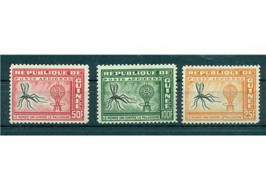 GUINEA 1962 Fight against malaria 3v MNH**