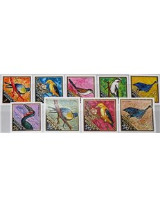 GUINEA 1971 Birds - Birds 9v MNH**