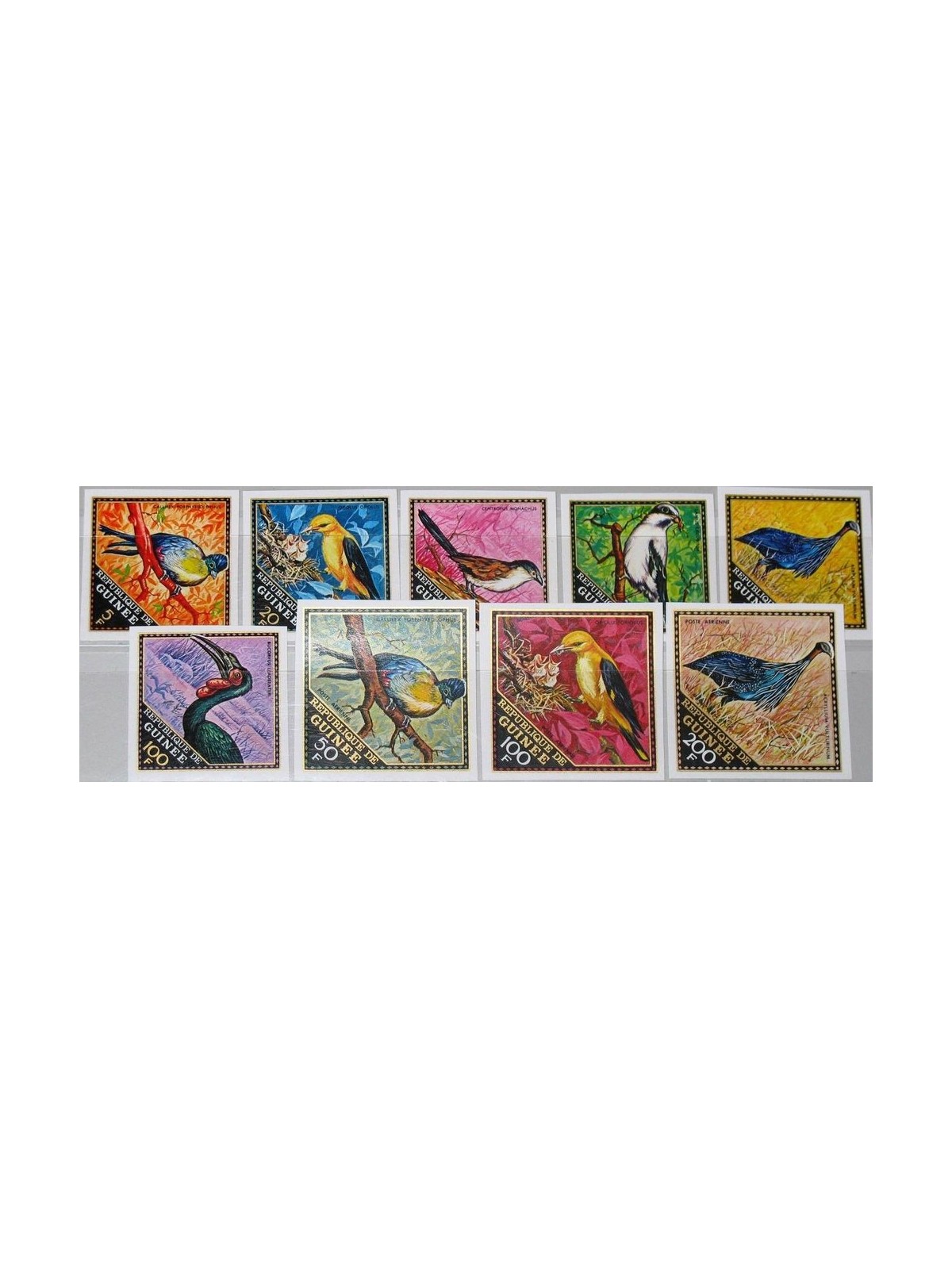 GUINEA 1971 Birds - Birds 9v MNH**
