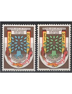 GUINEA 1960 World Refugee Year 2v MNH**