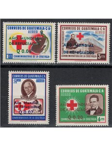 GUATEMALA 1960 Anno mondiale del rifugiato 4v MNH**