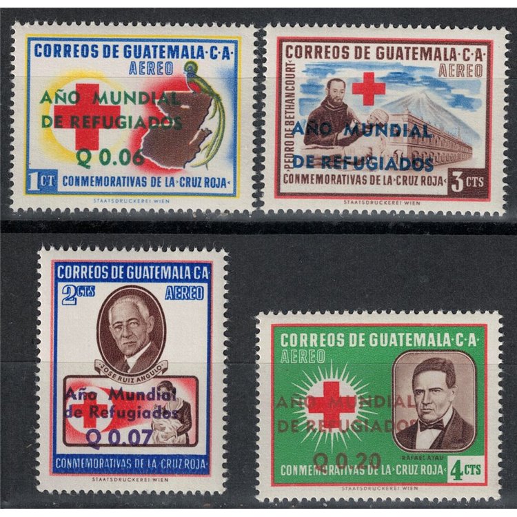 GUATEMALA 1960 World Refugee Year 4v MNH**