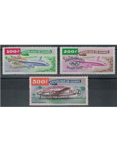 GUINEA 1960 Olympic Games in Rome, airmail 3v MNH**