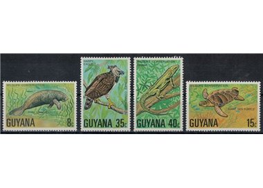 GUYANA 1978 Nature Protection 4v MNH**