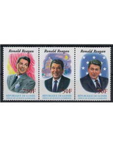 GUINEA 2002 Ronald Reagan 3v MNH**