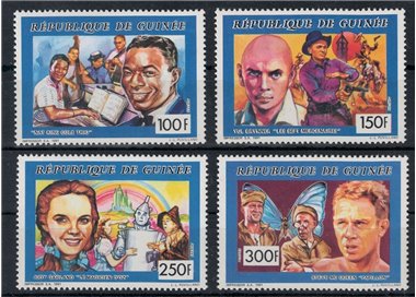 GUINEA 1991 Famous People 4v MNH**