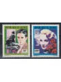 GUINEA 1992 Charlie Chaplin e Marlene Dietrich 2v MNH**