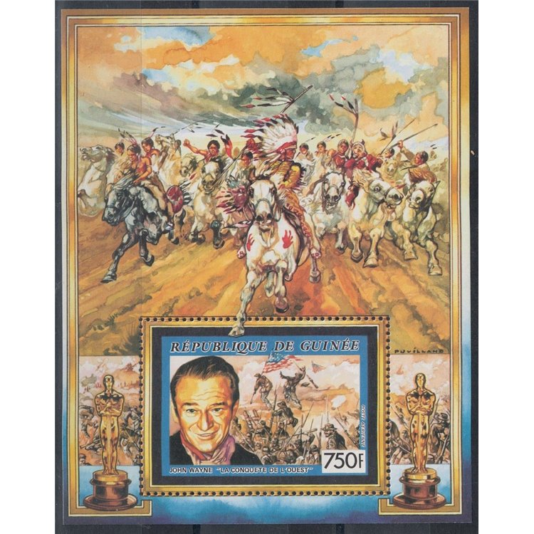 GUINEA 1991 Personaggi celebri (John Wayne) BF MNH**