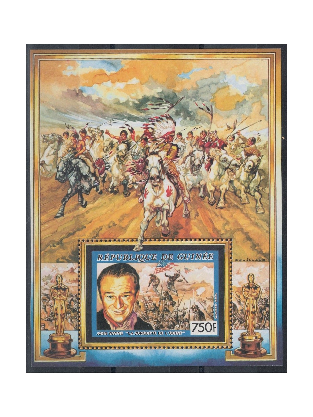 GUINEA 1991 Personaggi celebri (John Wayne) BF MNH**