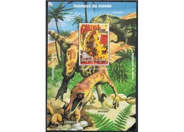 GUINEA 1998 Japanese cinema (Godzilla) s/s MNH**