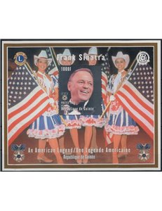 GUINEA 1998 Homage to Frank Sinatra (I) s/s MNH**