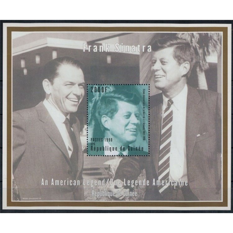 GUINEA 1998 Homage to Frank Sinatra (II) s/s MNH**