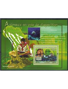 GUINEA 2007 Animals in danger of extinction (Brigitte Bardot) s/s MNH**
