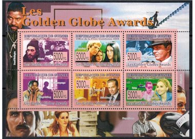 GUINEA 2008 Cinema (Golden Globe Awards) 6v MNH**