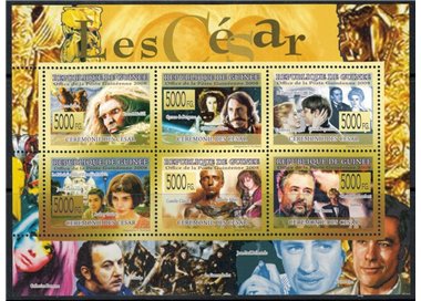 GUINEA 2008 Cinema (César Award) 6v MNH**