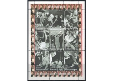 GUINEA 1998 Homage to Frank Sinatra (II) 9v MNH**