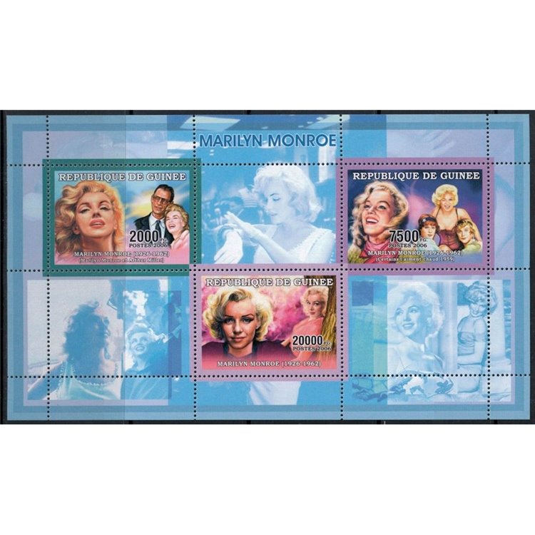 GUINEA 2006 Marilyn Monroe 3v MNH**