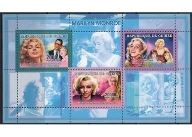 GUINEA 2006 Marilyn Monroe 3v MNH**