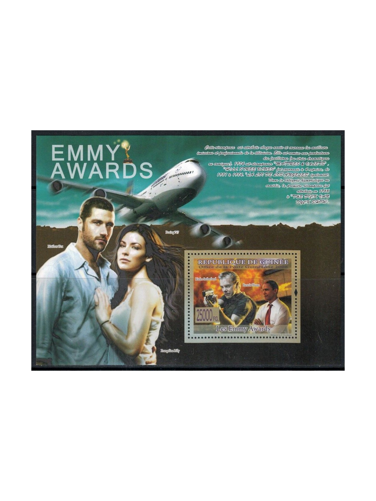 GUINEA 2008 Televisione (Emmy Awards) BF MNH**