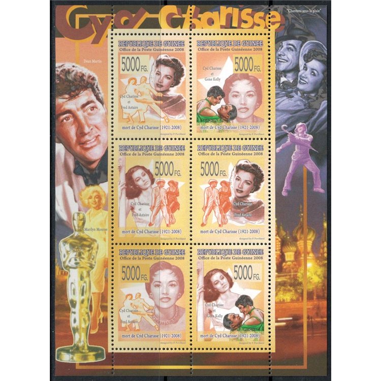 GUINEA 2008 Personalità (Cyd Charisse) 6v MNH**