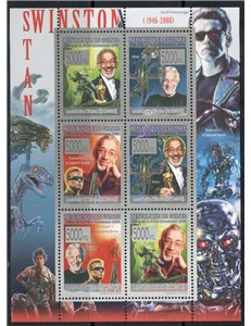 GUINEA 2008 Personalità (Stan Winston) 6v MNH**