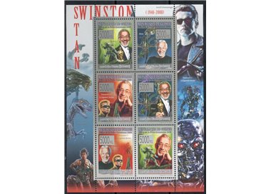 GUINEA 2008 Personalities (Stan Winston) 6v MNH**