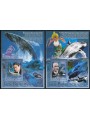 GUINEA 2008 Marine fauna, whales 2 s/s MNH**