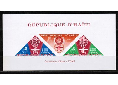 HAITI 1962 Lotta contro la malaria BF MNH**