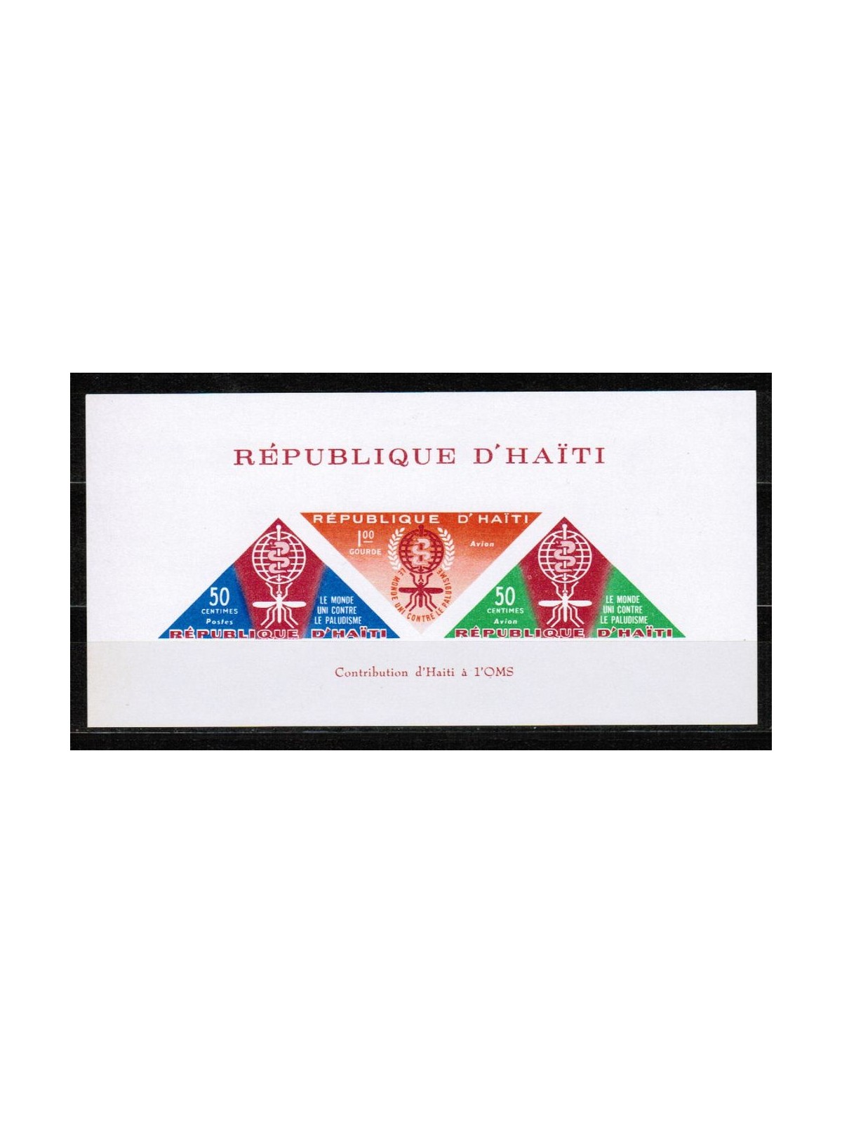 HAITI 1962 Fight against malaria s/s MNH**
