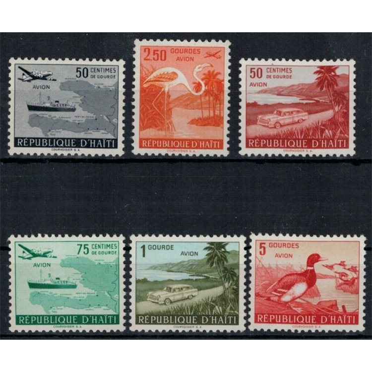HAITI 1956 Tourism 6 v