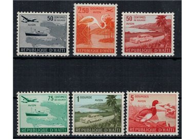 HAITI 1956 Tourism 6 v