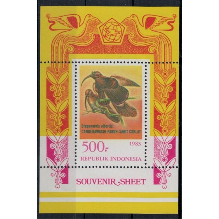 INDONESIA 1983 Fauna (Birds) s/s MNH**