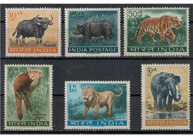INDIA 1962-63 Nature conservation 6v MNH**