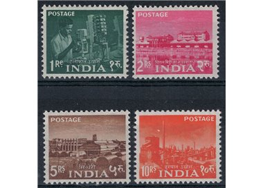 INDIA 1959 Ordinary series - Definitives 4v MNH**