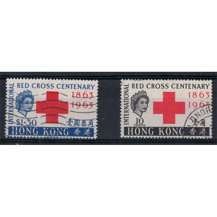 HONG KONG 1965 Red Cross 2v used