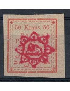 IRAN 1902-03 50k rosso MH* ©