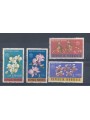 INDONESIA 1962 Giornata opere sociali, orchidee 4v MNH**