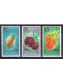 INDONESIA 1961 Social Work Day, fruit 3v MNH**