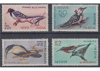 INDIA 1968 Fauna, birds 4v MNH**