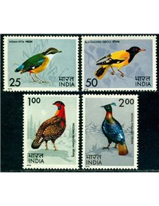 INDIA 1975 Fauna, birds - Birds 4v MNH**