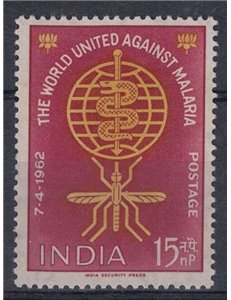 INDIA 1962 Lotta contro la malaria MNH**