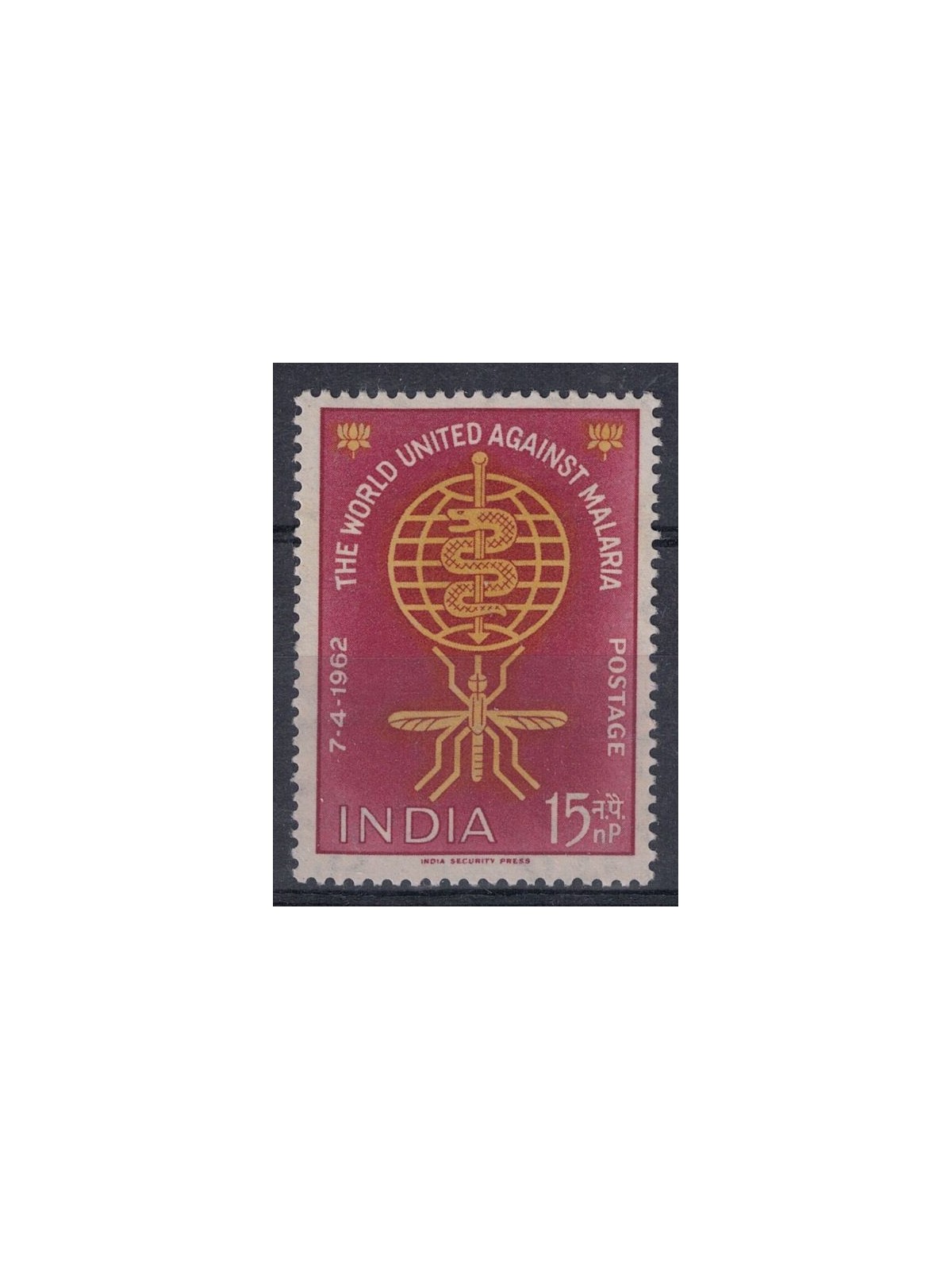 INDIA 1962 Fight against malaria MNH**