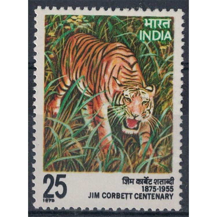 INDIA 1976 Centenario Jim Corbett MNH**