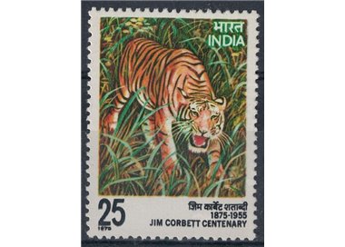 INDIA 1976 Centenario Jim Corbett MNH**